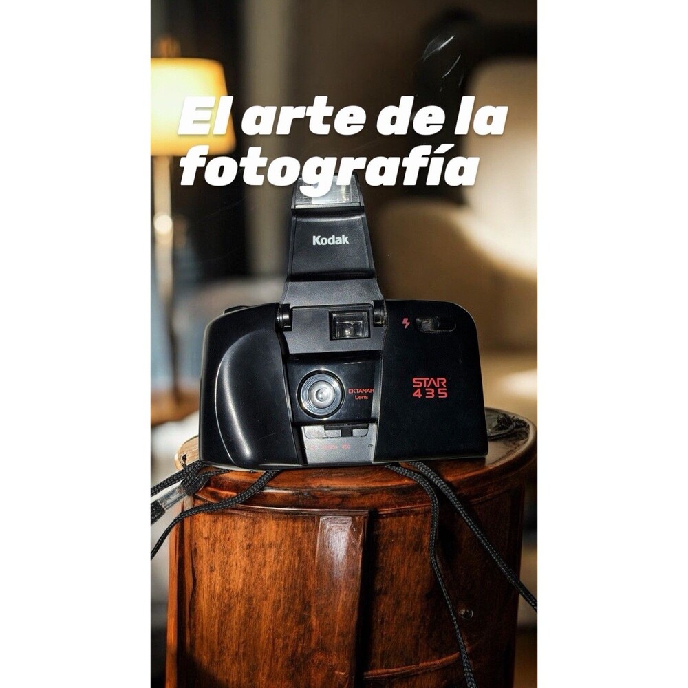 📸 Cámara Kodak Star 435 Vintage con Flash – 35mm Analógica